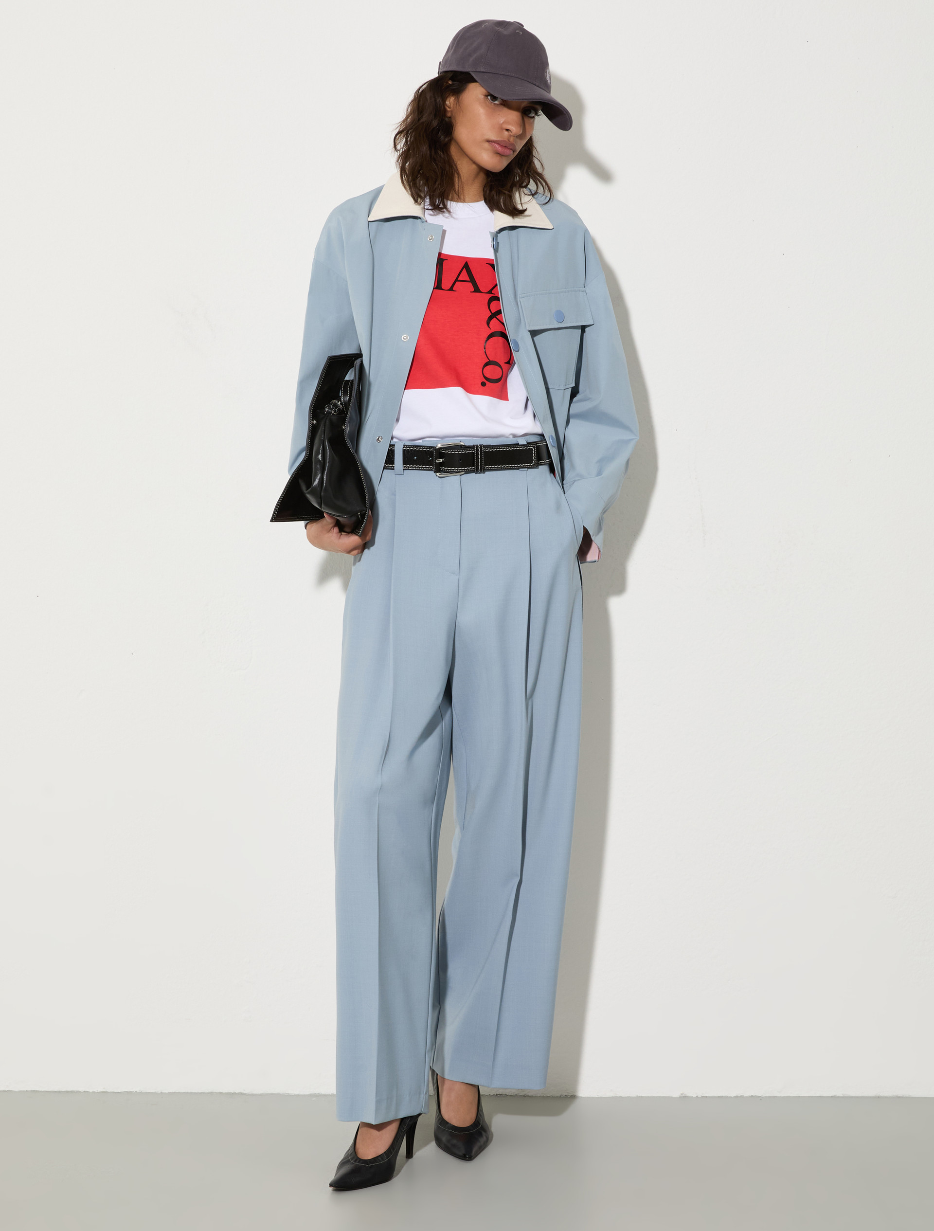 Logo T-shirt in jersey di cotone - ROSSO - MAX&Co. - 4