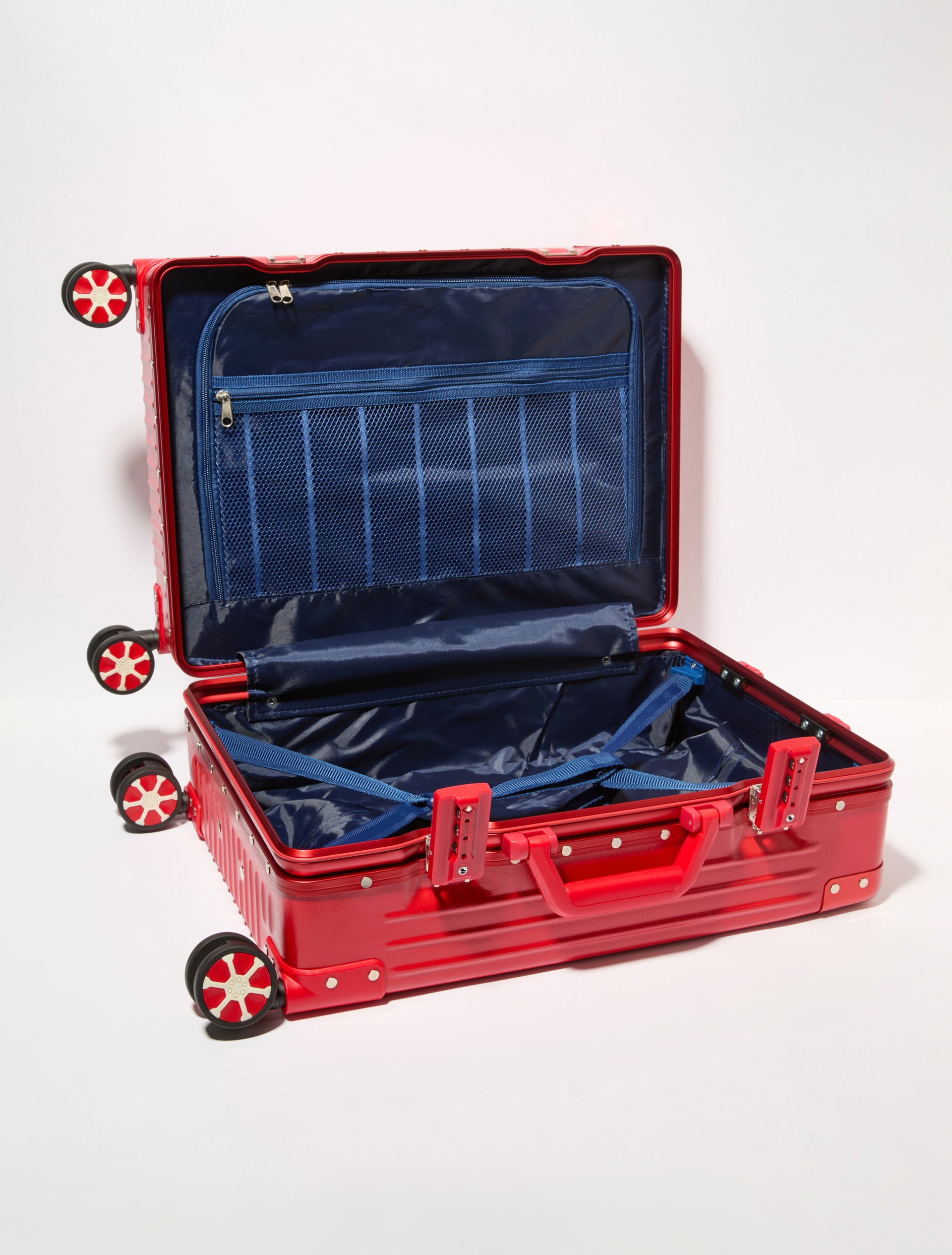 P. Terzini &Co.llaboration trolley case, red | MAX&Co. P. Terzini &Co.llaboration trolley case - RED - MAX&Co. - 4