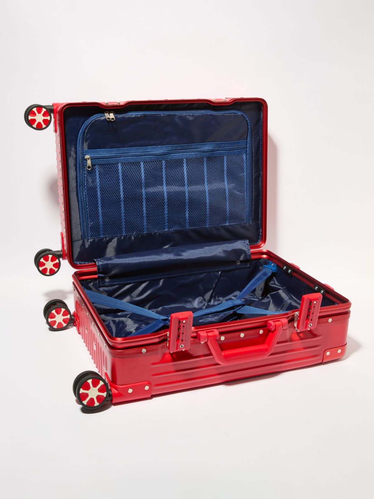 P. Terzini &Co.llaboration trolley case, red | MAX&Co. P. Terzini &Co.llaboration trolley case - RED - MAX&Co. - 4