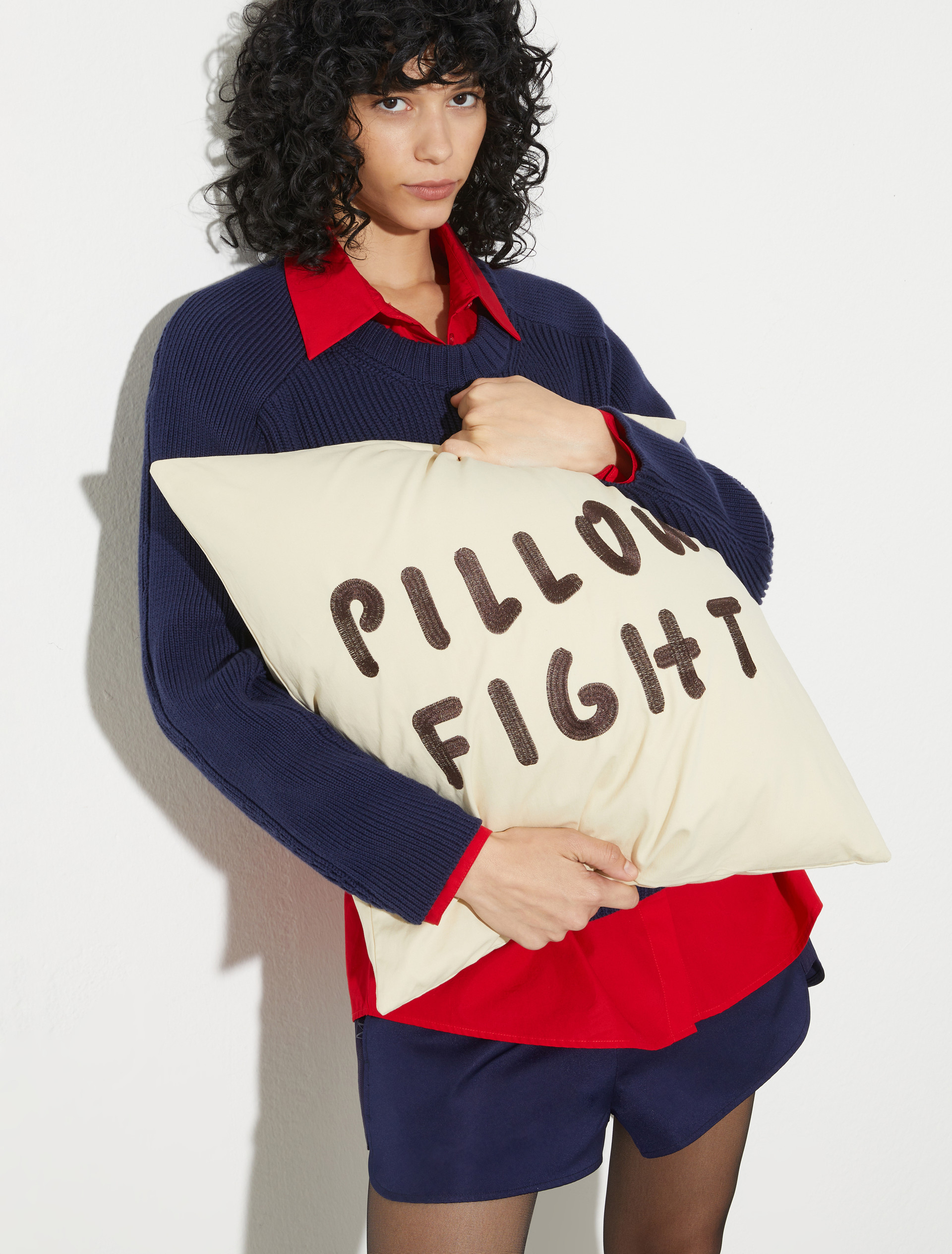 P. Terzini &Co.llaboration cushion - WOOL WHITE - MAX&Co. - 3