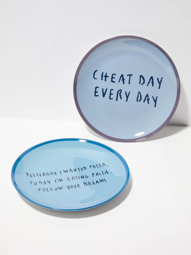 P. Terzini &Co.llaboration Teller - AZURBLAU - MAX&Co.