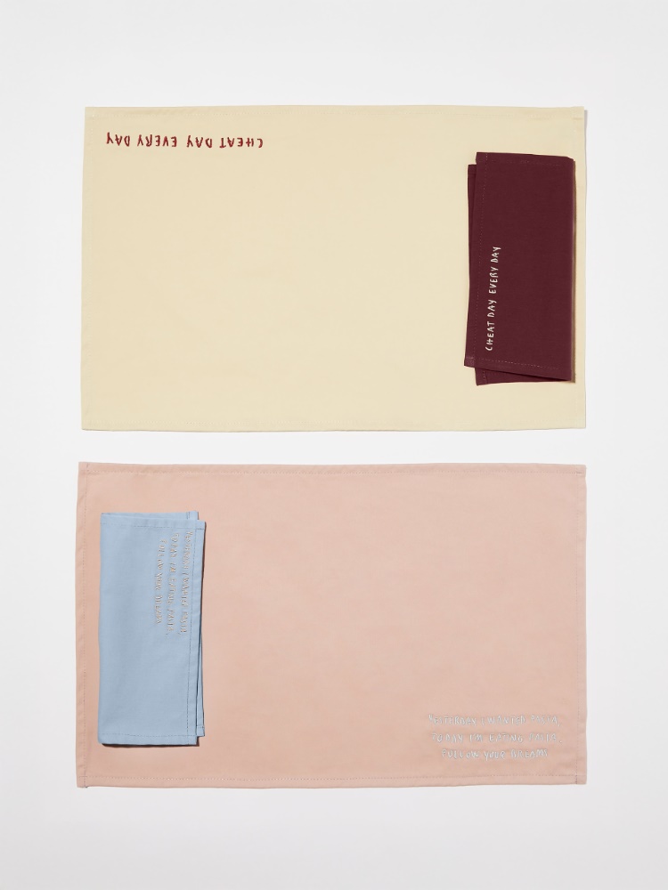 P. Terzini &Co.llaboration Platzsets - SAHNE - MAX&Co.