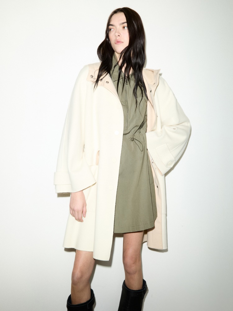 Double-woven wool parka - MAX&Co.