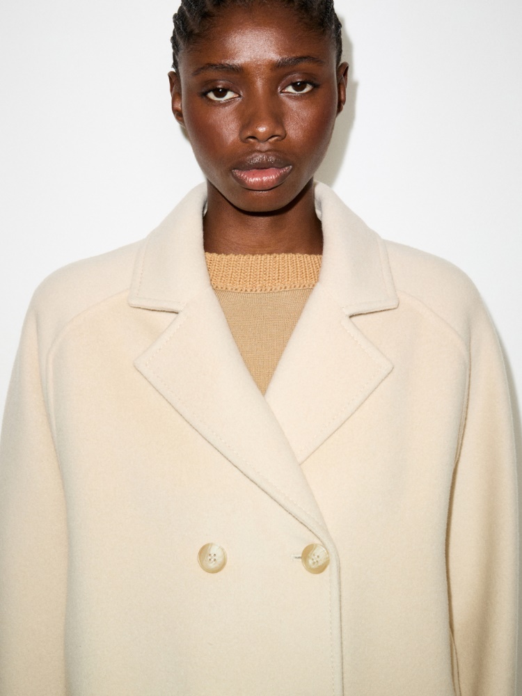 Double-woven wool coat - MILK - MAX&Co. - 3