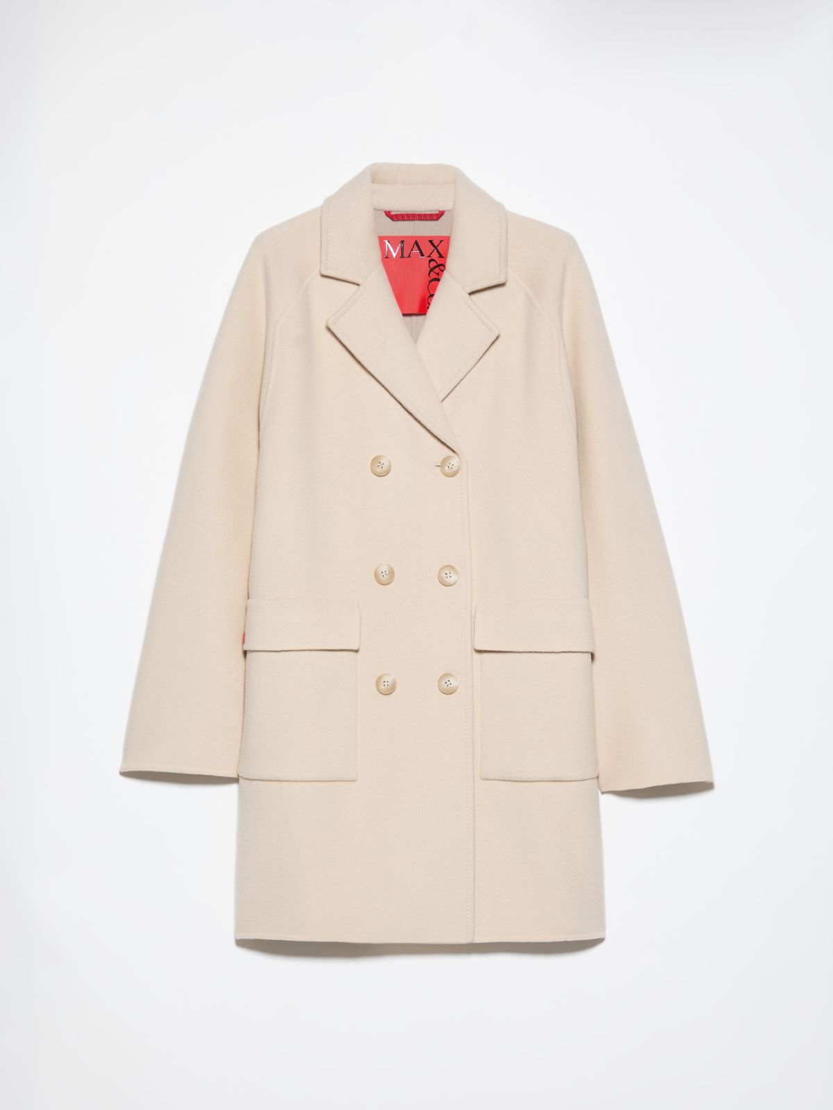 Double-woven wool coat - MILK - MAX&Co. - 6