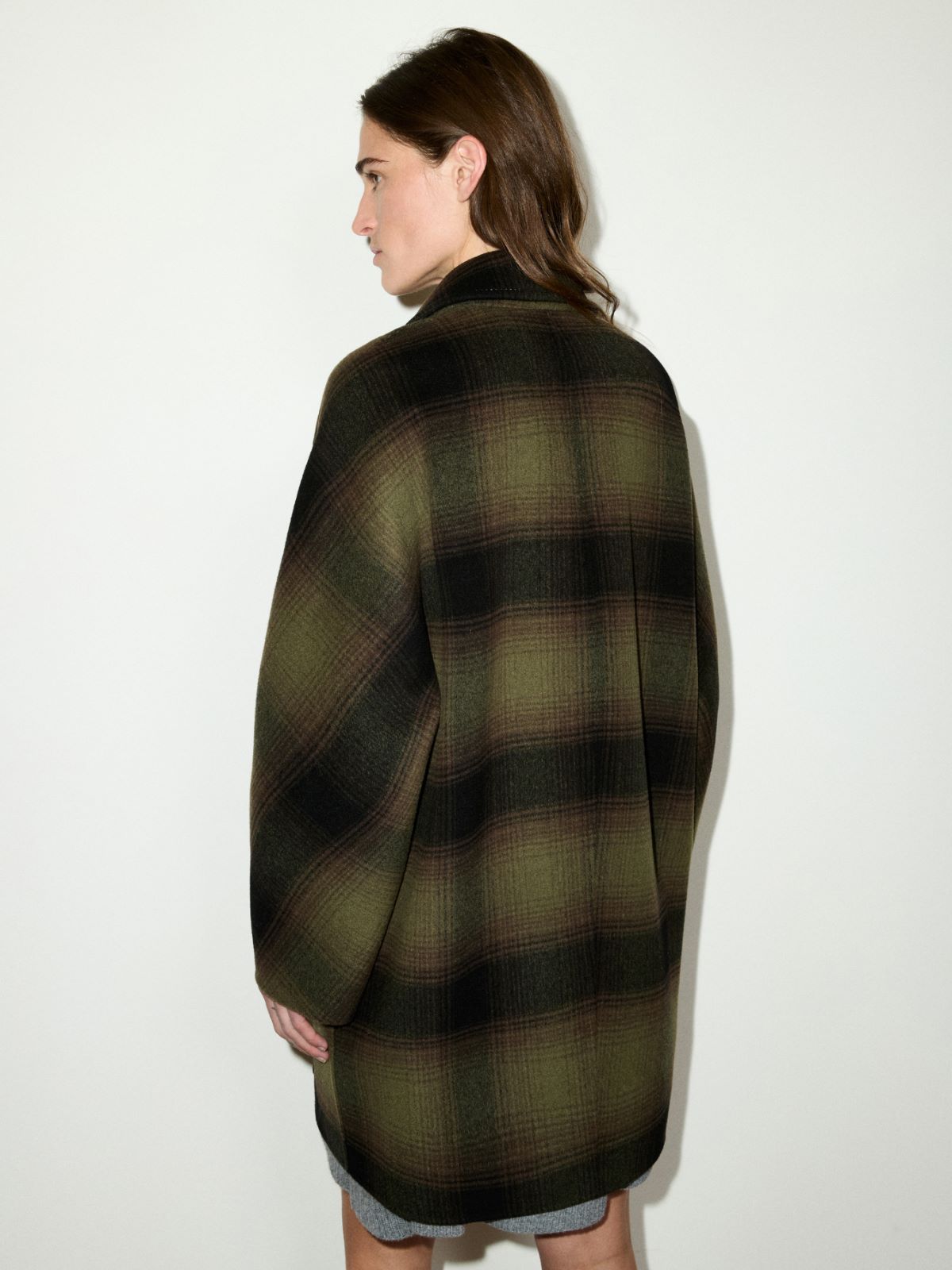 Double-woven wool coat - GREEN - MAX&Co. - 2