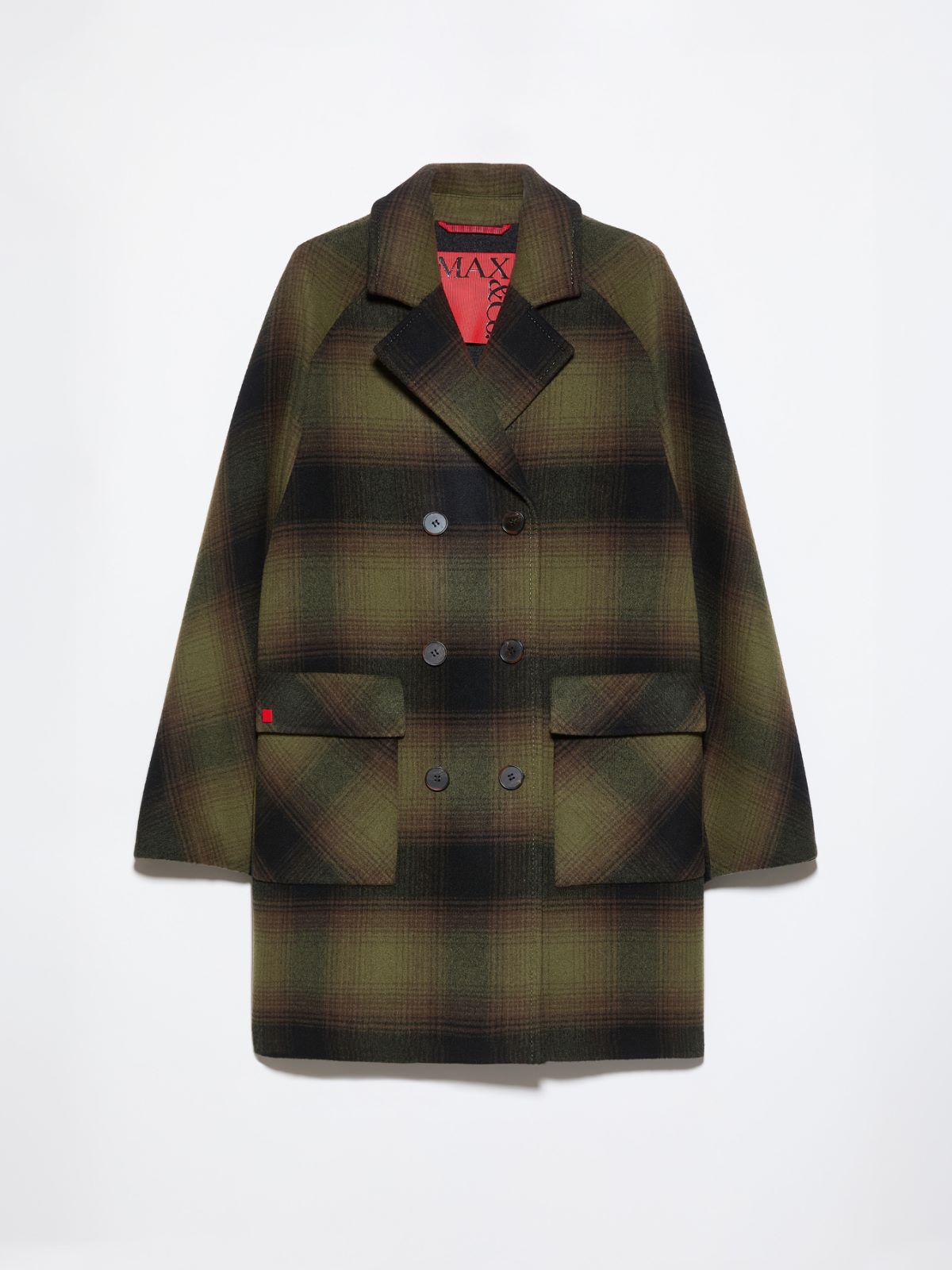 Double-woven wool coat - GREEN - MAX&Co. - 6