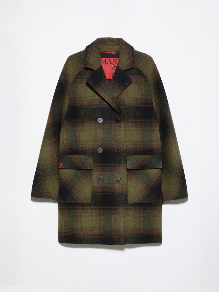 Double-woven wool coat - GREEN - MAX&Co. - 6