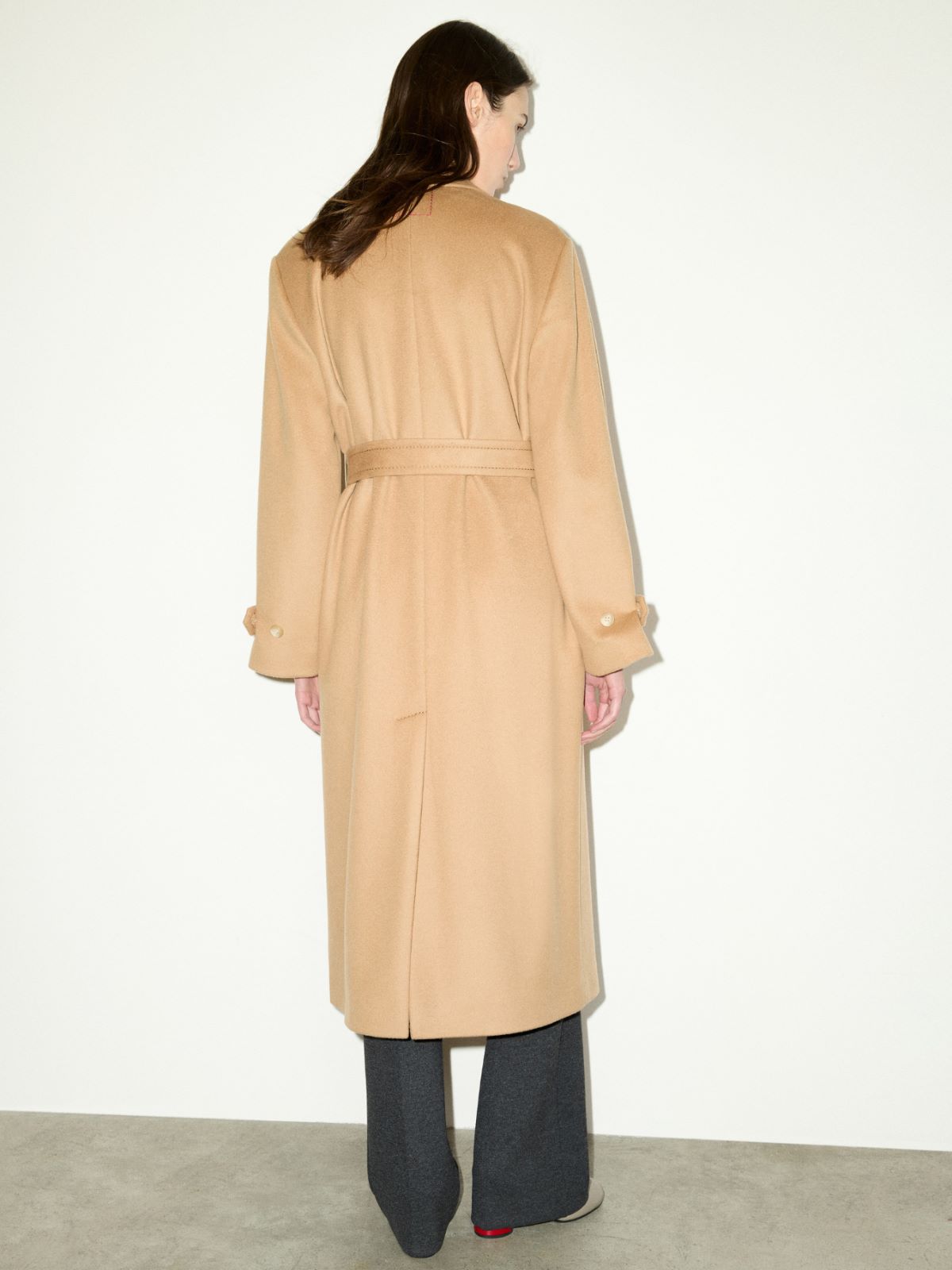 Pure wool midi coat - CAMEL - MAX&Co. - 2