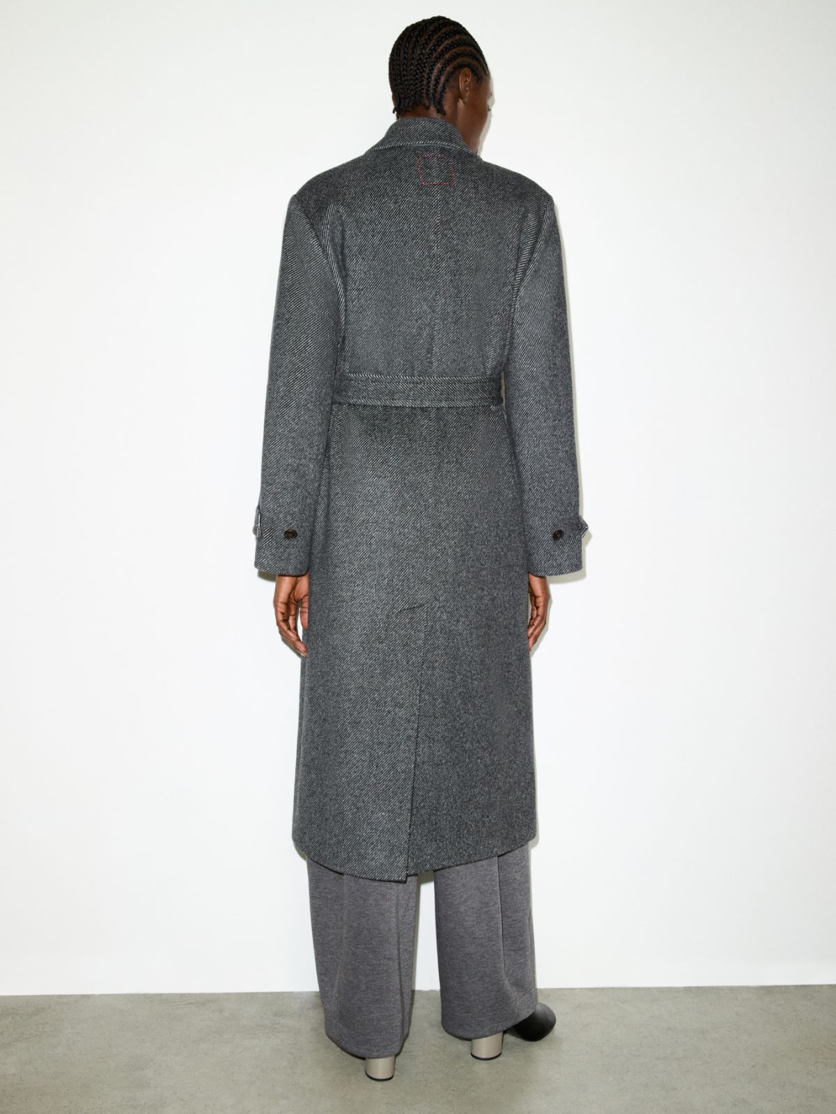 Pure wool midi coat - BLACK - MAX&Co. - 2
