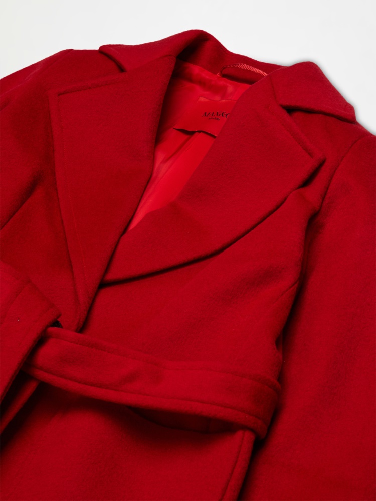 Manteau Runaway en laine KID - ROUGE - MAX&Co. - 3