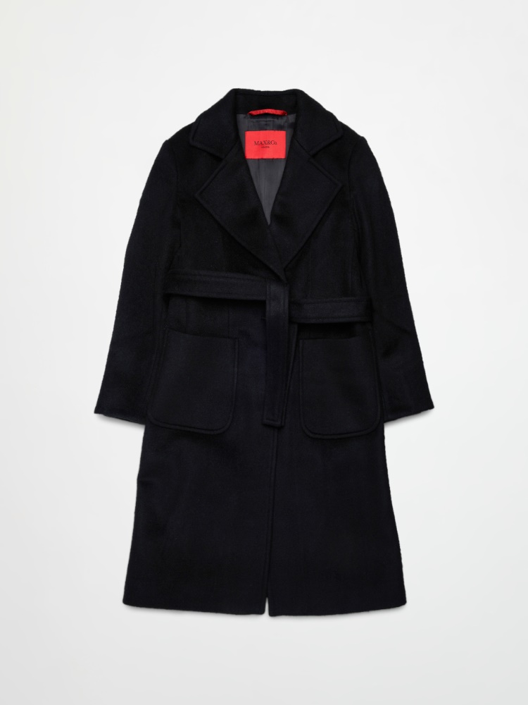 Manteau Runaway en laine KID - NOIR - MAX&Co.