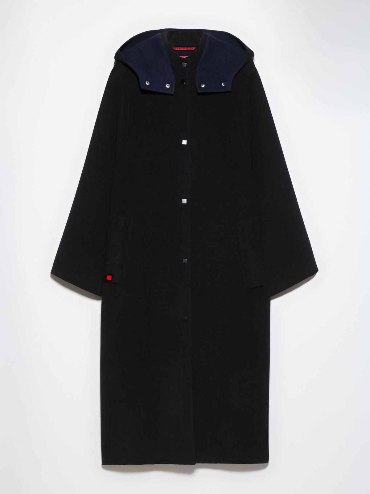 Oversized double-woven wool coat - BLACK - MAX&Co. - 6