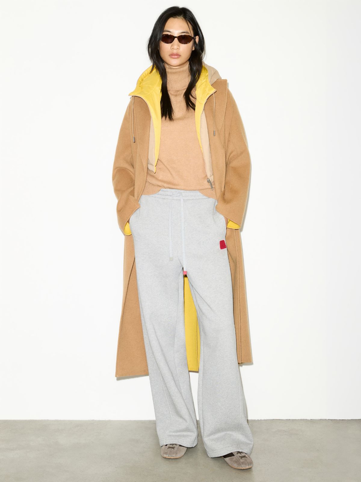 [ロングランダブル]  ウール ダブルフェイス ロング コート - CAMEL - マックスアンドコー公式オンラインショップ - 4