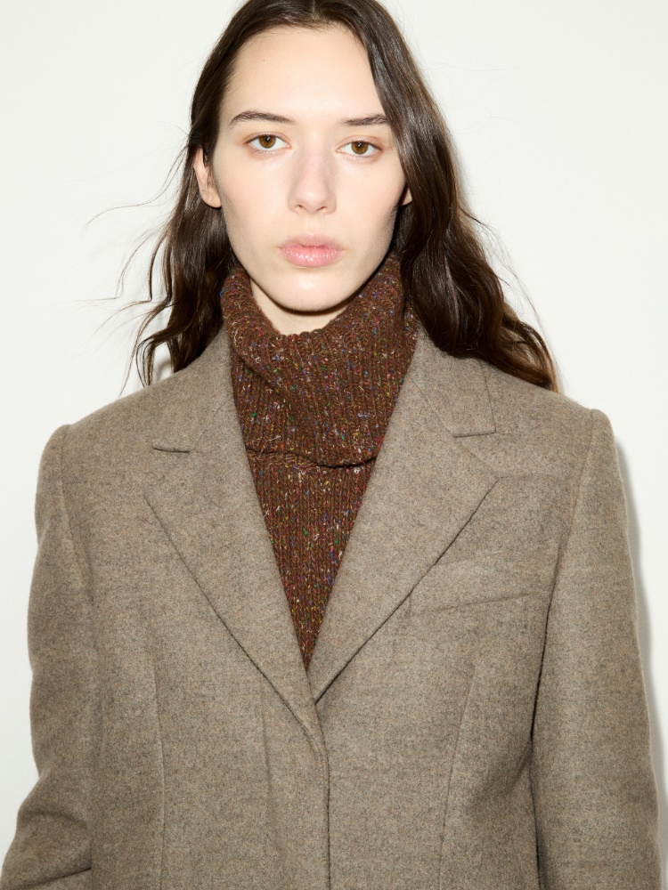 Single-breasted wool-blend coat - MAX&Co. - 3