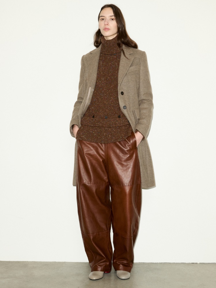 Single-breasted wool-blend coat - MAX&Co. - 5