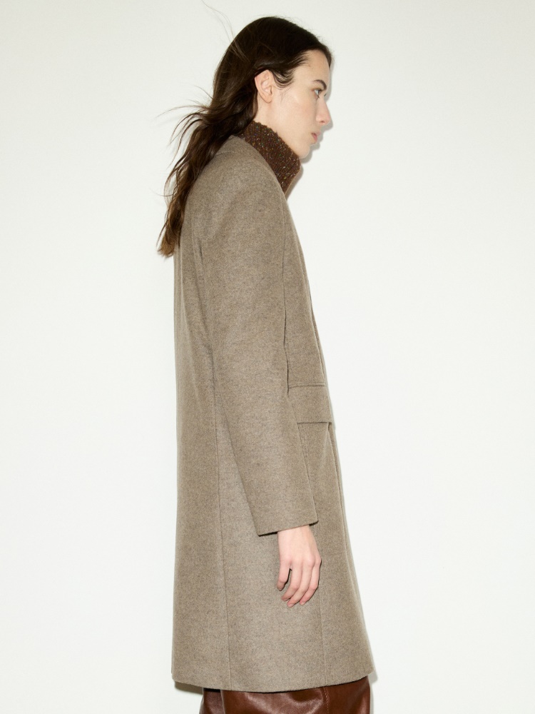 Single-breasted wool-blend coat - MAX&Co. - 4