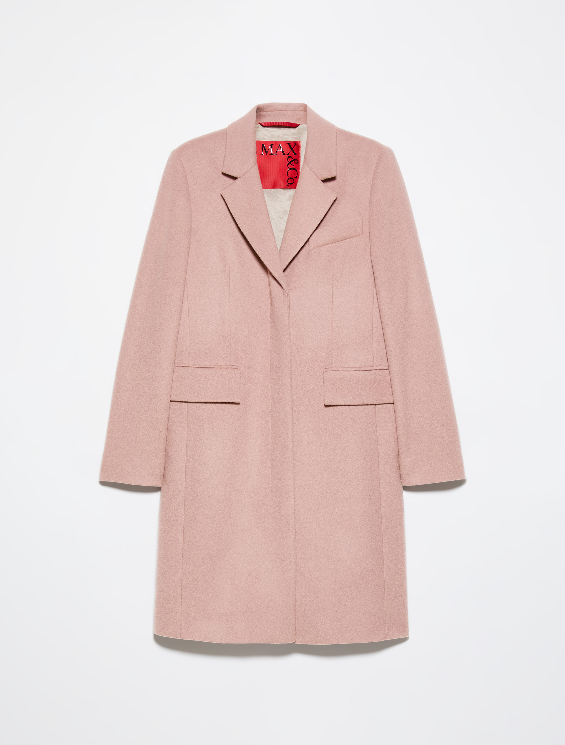 Single-breasted wool-blend coat - MAX&Co.
