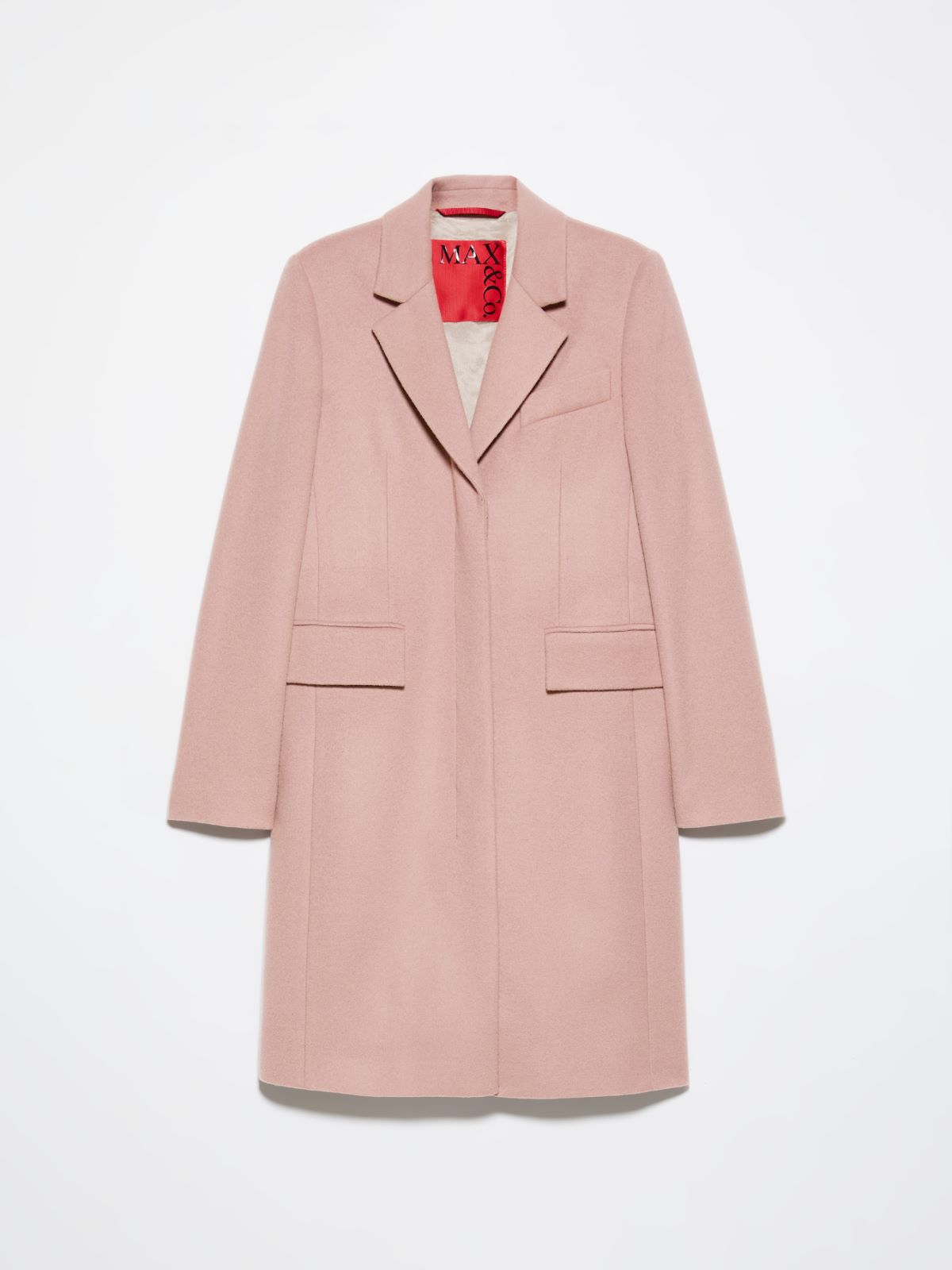 Single-breasted wool-blend coat - ANTIQUE ROSE - MAX&Co. - 6