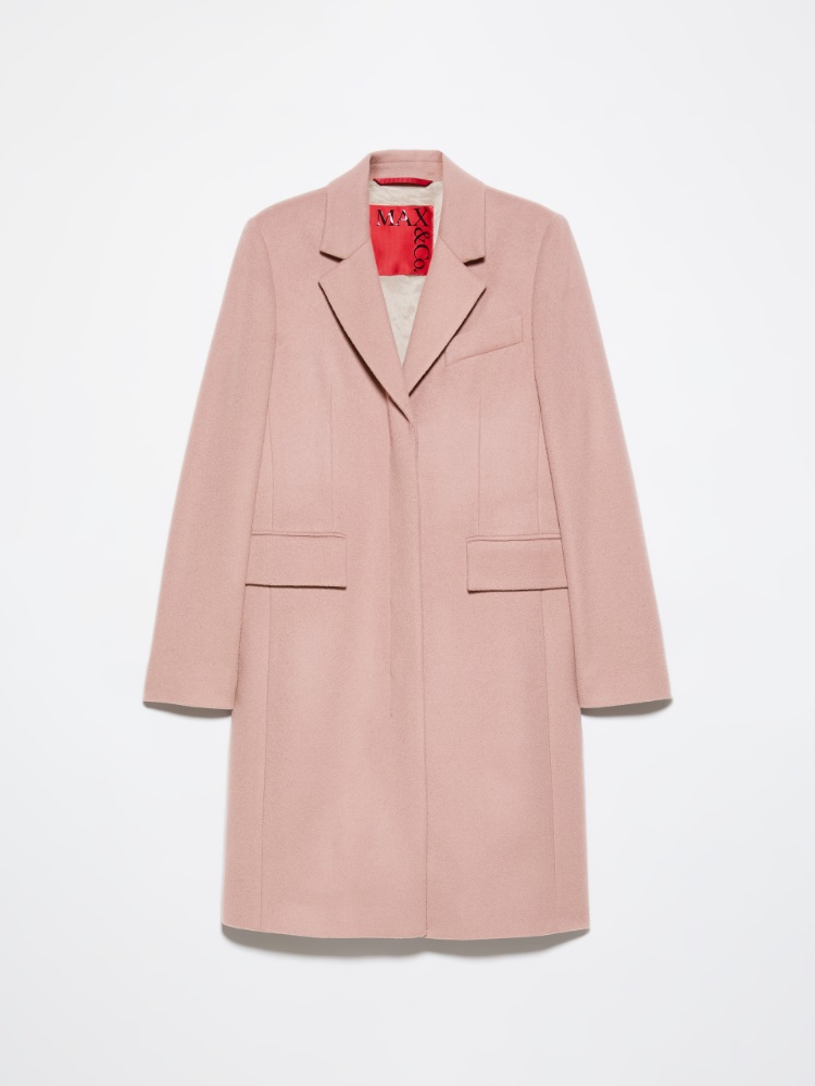 Single-breasted wool-blend coat - ANTIQUE ROSE - MAX&Co. - 6