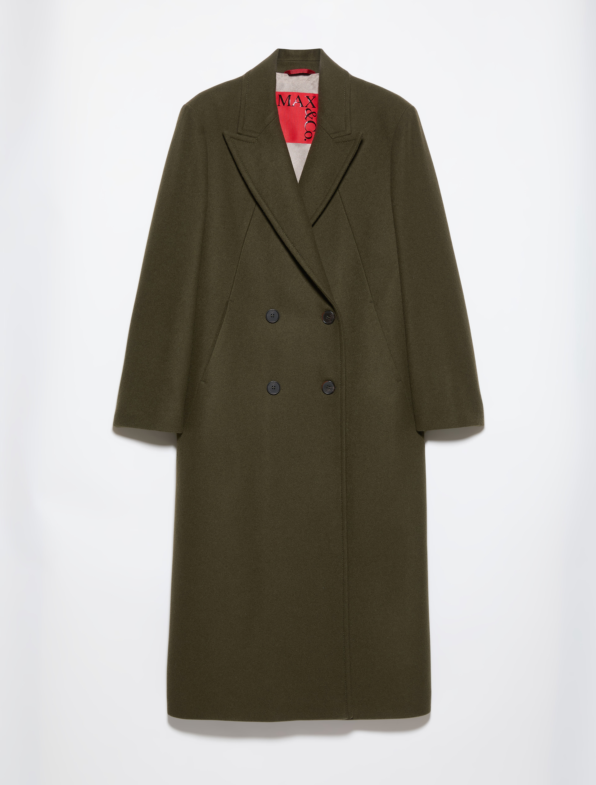 Double-breasted wool-blend coat - MAX&Co.