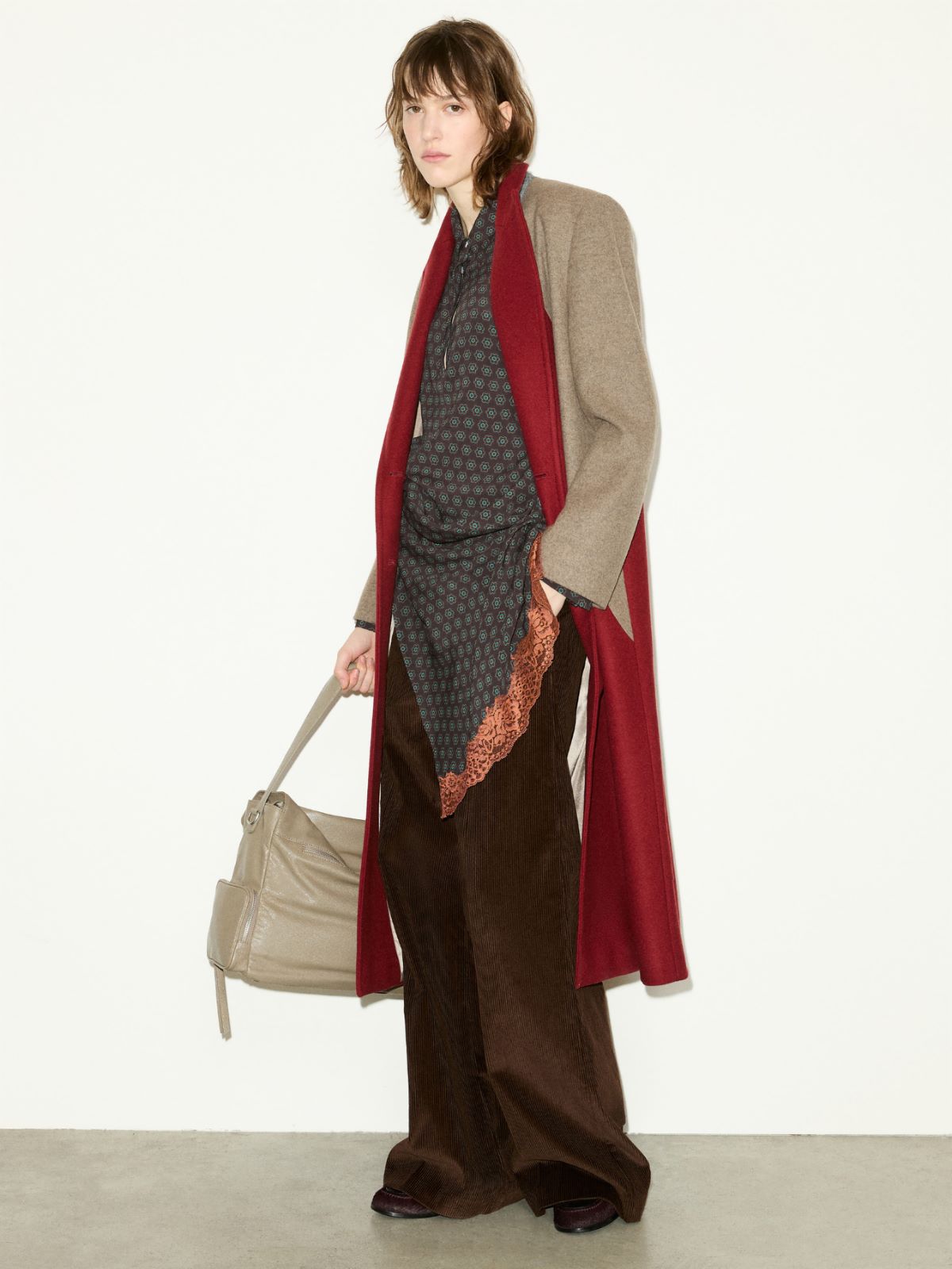 Double-breasted wool-blend coat - BRICK RED - MAX&Co. - 5