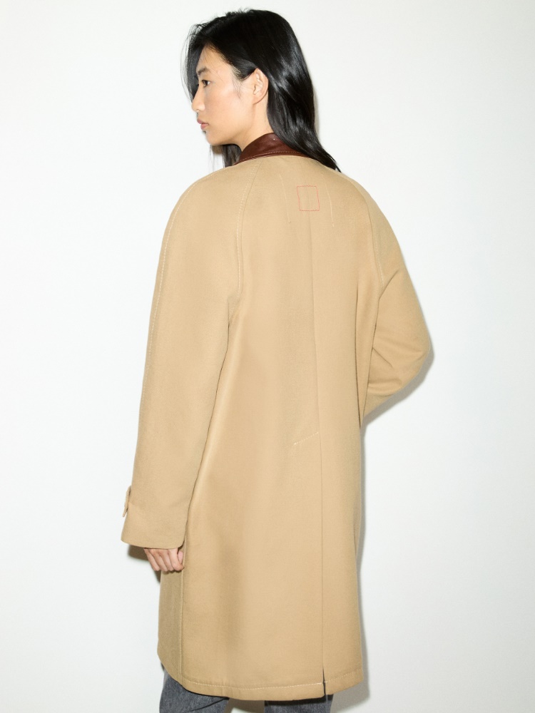 Wasserabweisender Trenchcoat aus Baumwolle - KAMEL - MAX&Co. - 2