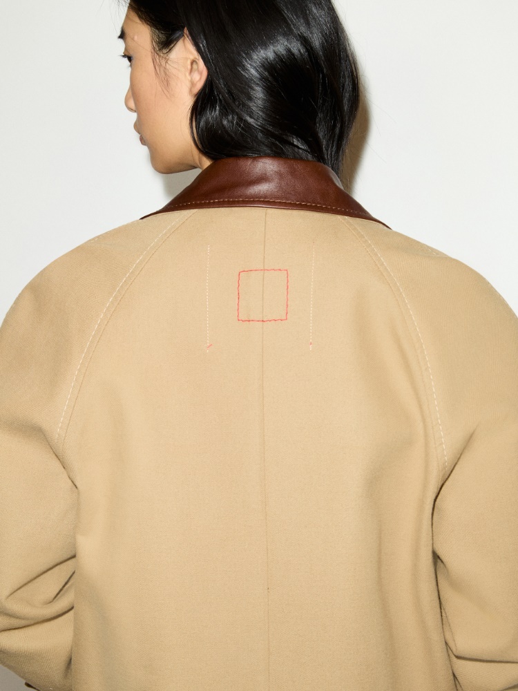 Wasserabweisender Trenchcoat aus Baumwolle - KAMEL - MAX&Co. - 5