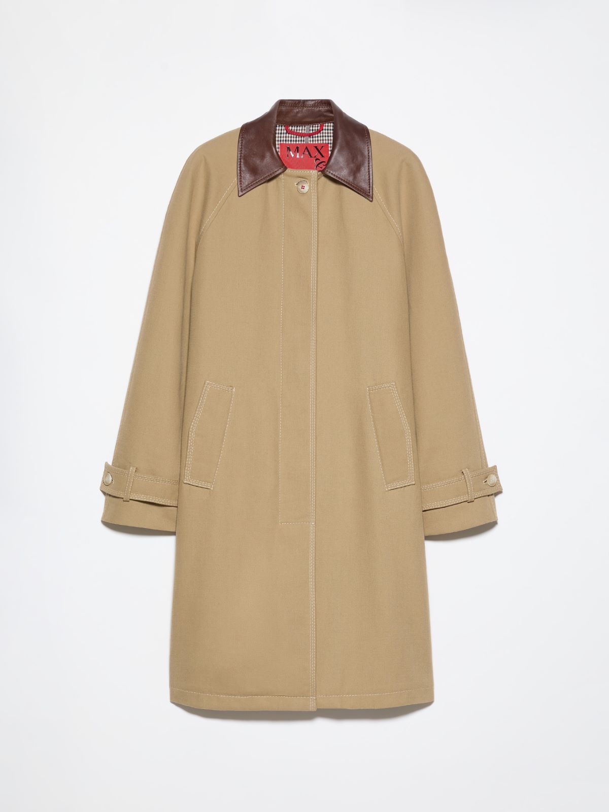 Wasserabweisender Trenchcoat aus Baumwolle - KAMEL - MAX&Co. - 7