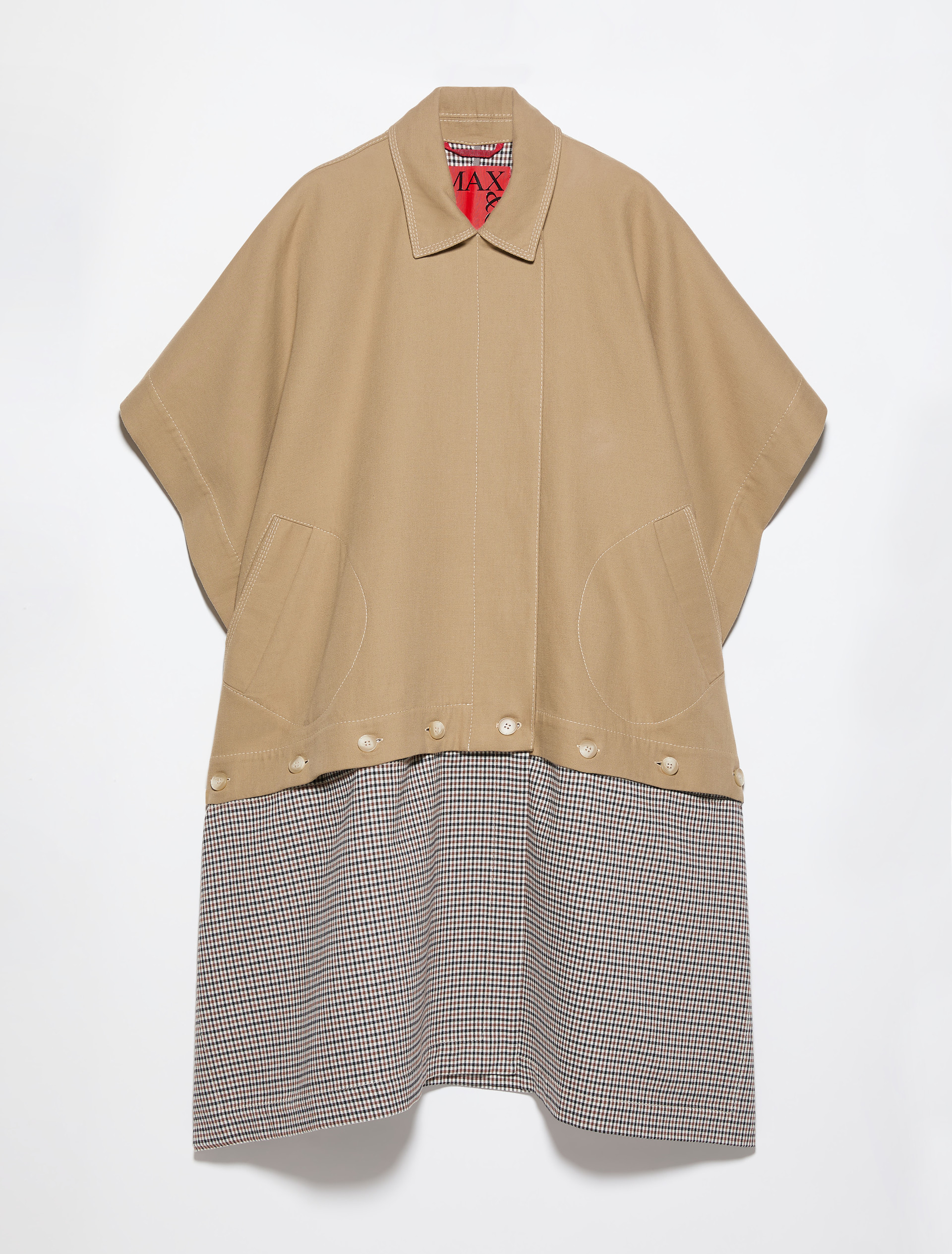 Modular double-faced poncho - MAX&Co.