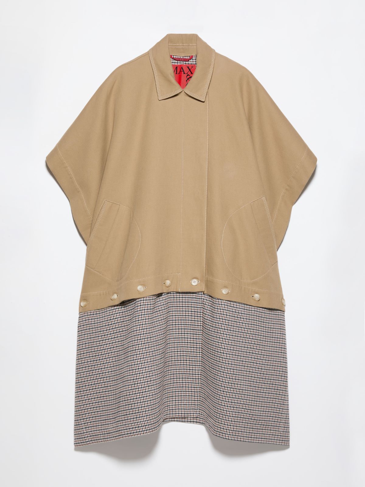 Modular double-faced poncho - CAMEL - MAX&Co. - 7