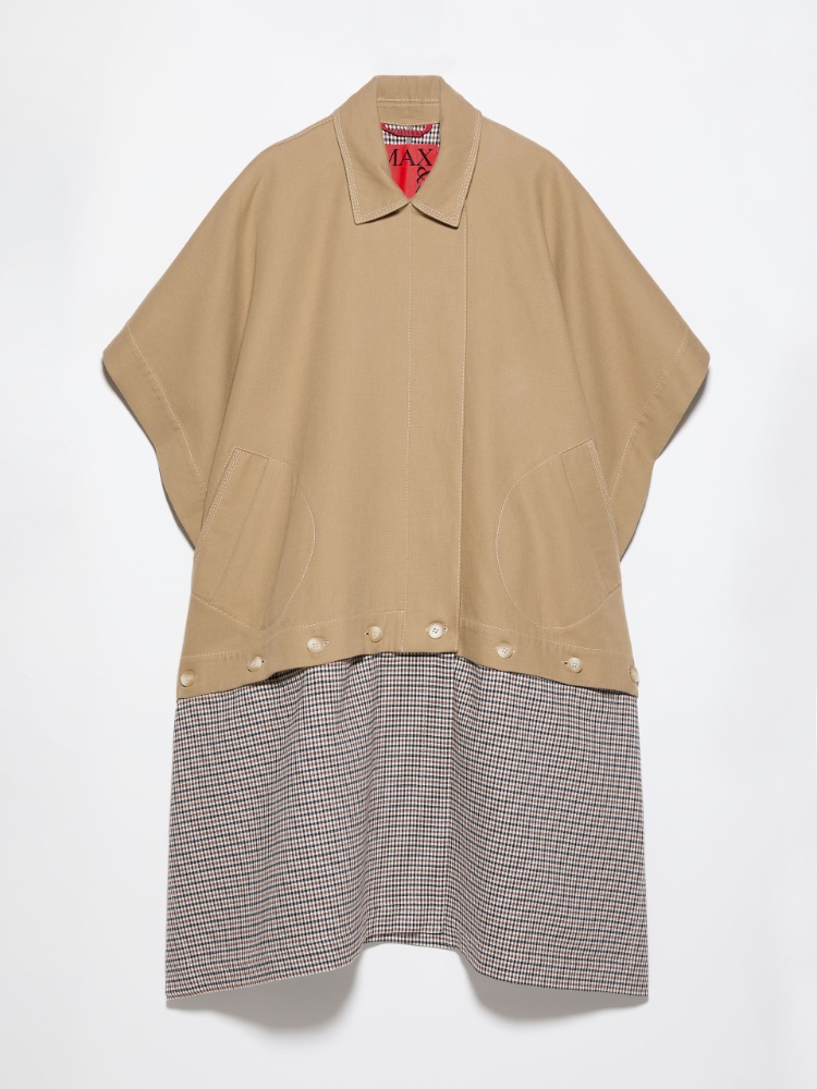 Modular double-faced poncho - CAMEL - MAX&Co. - 7