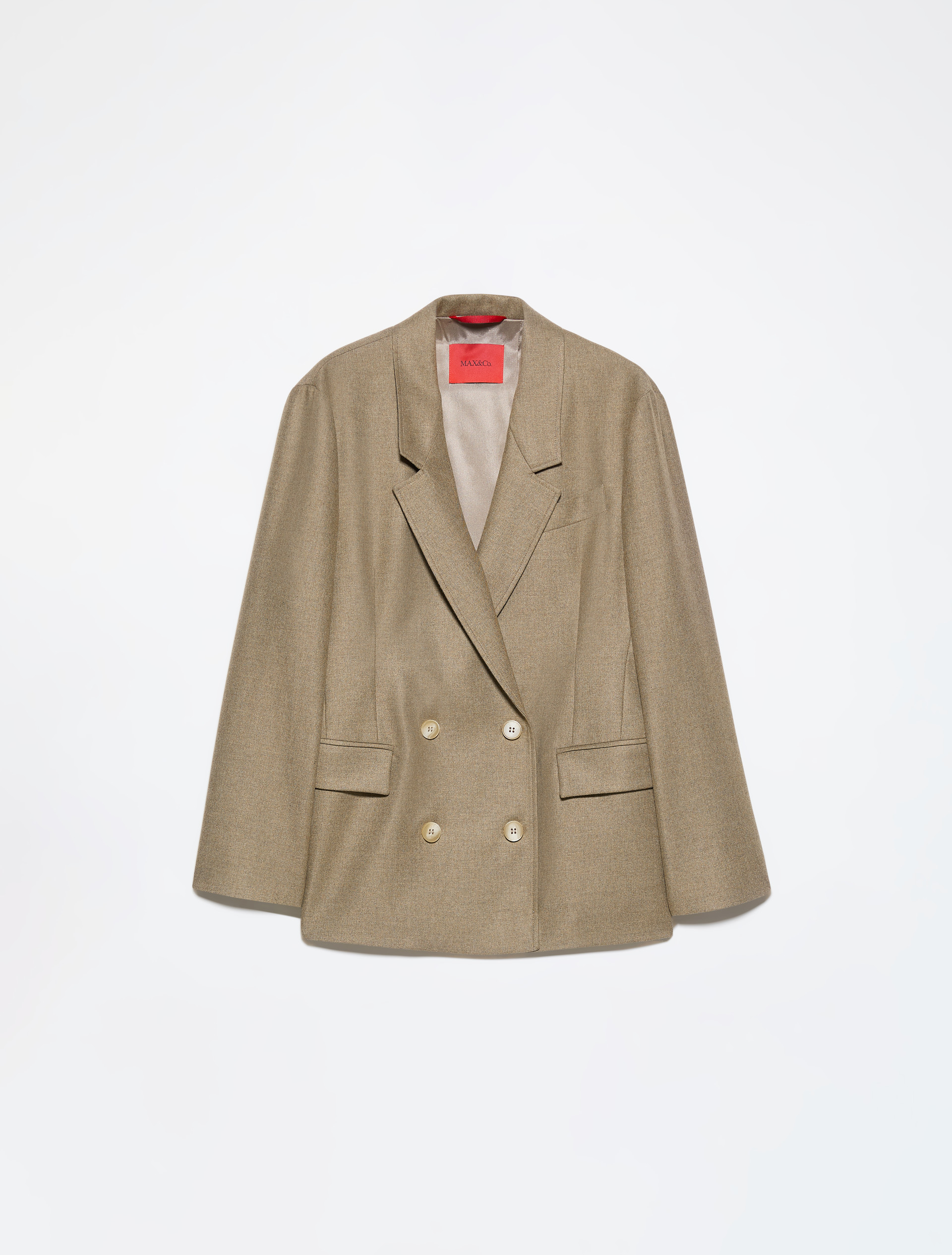 Double-breasted flannel blazer - MAX&Co.