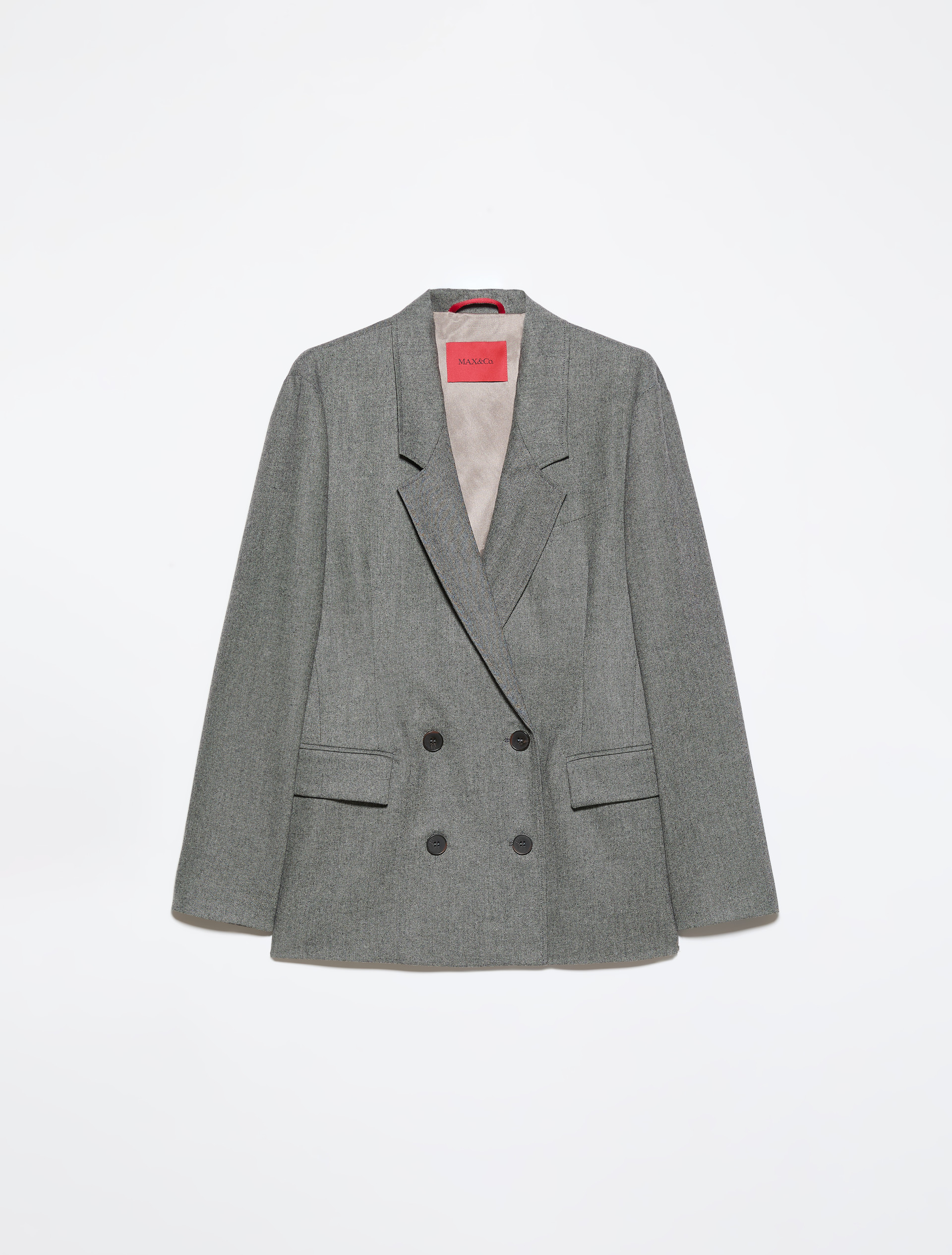 Double-breasted flannel blazer - MAX&Co.