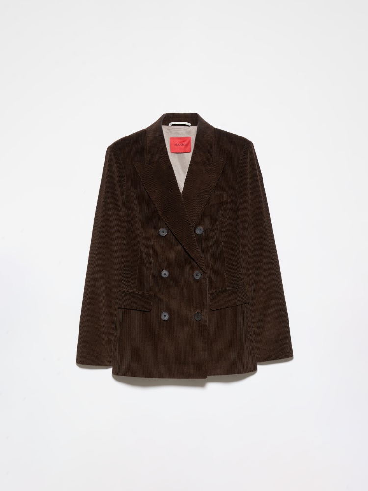 Blazer à double boutonnage en velours côtelé - MAX&Co. - 5
