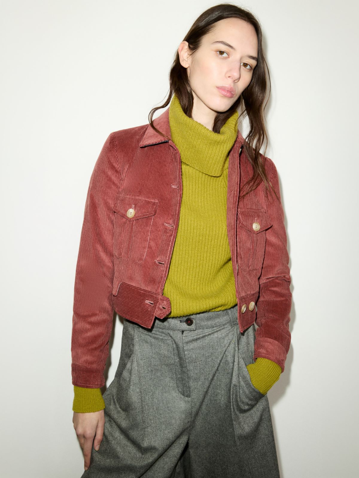 Cropped corduroy jacket - FARD - MAX&Co.