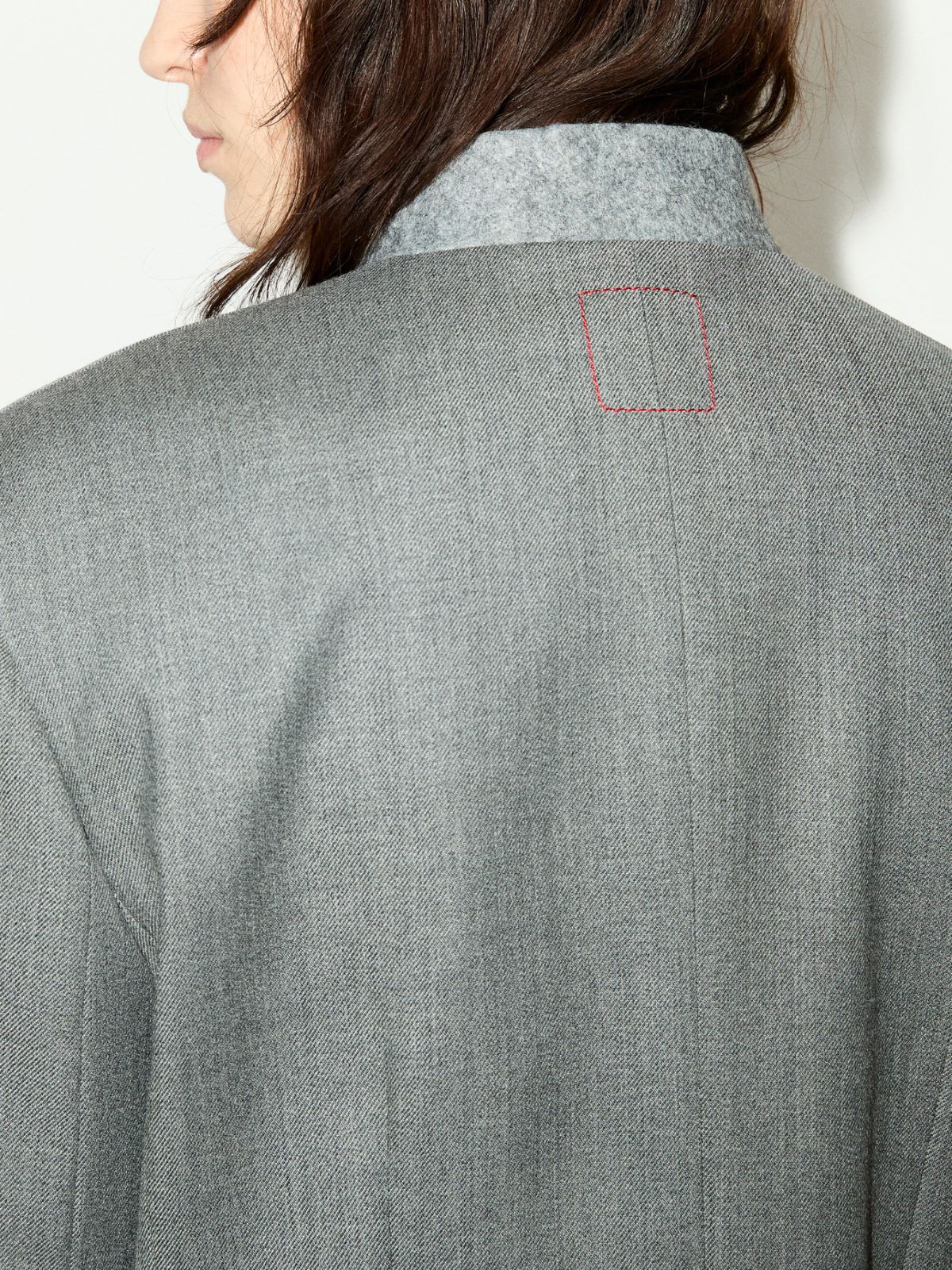 [フレッチャ]  ウール ブレンド クロップド ジャケット - MELANGE GREY - マックスアンドコー公式オンラインショップ - 4