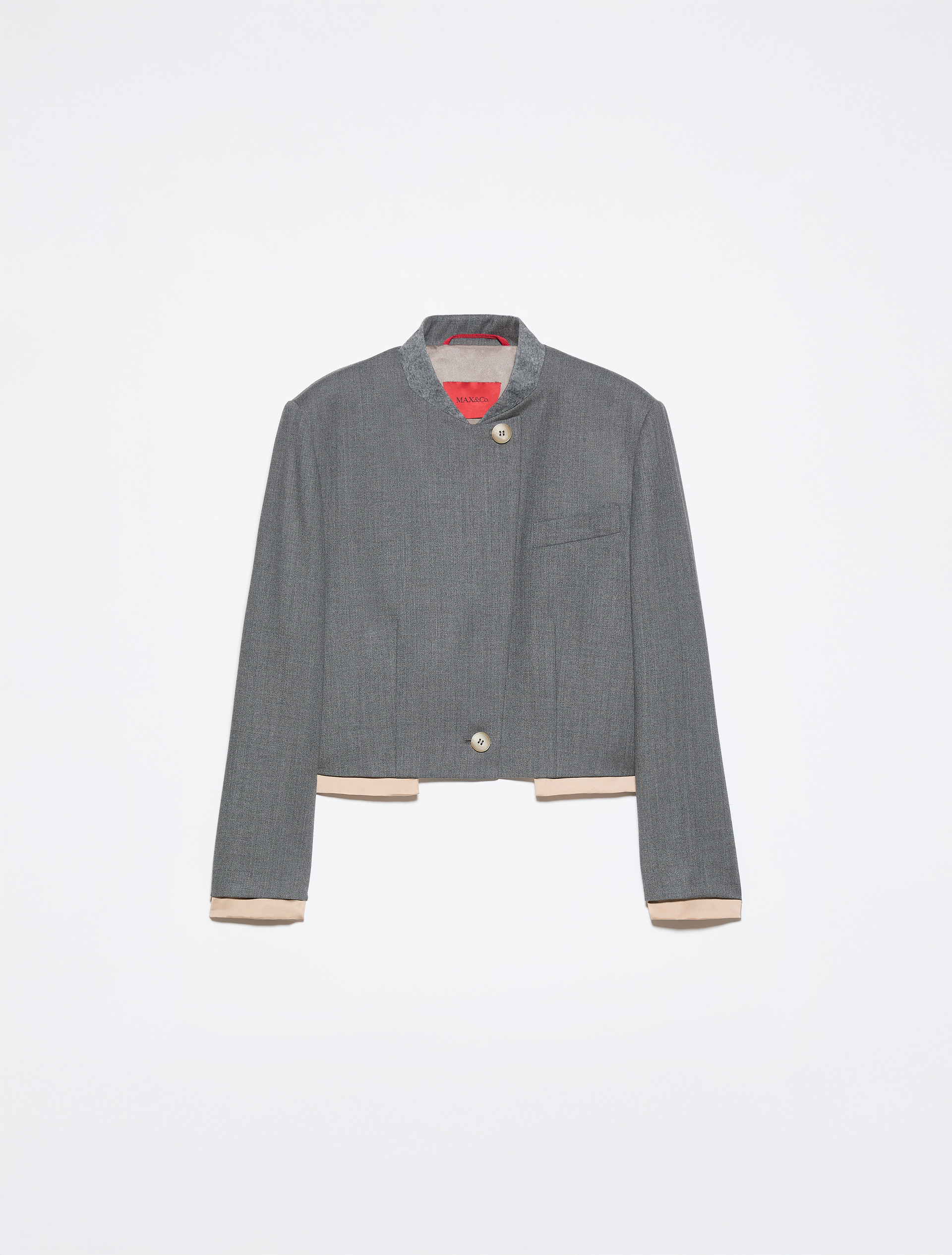 Cropped wool-blend jacket - MAX&Co.