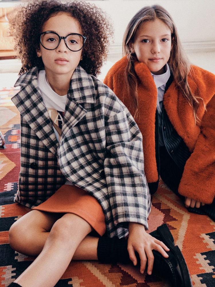 Double-breasted checked coat KID - MAX&Co. - 5