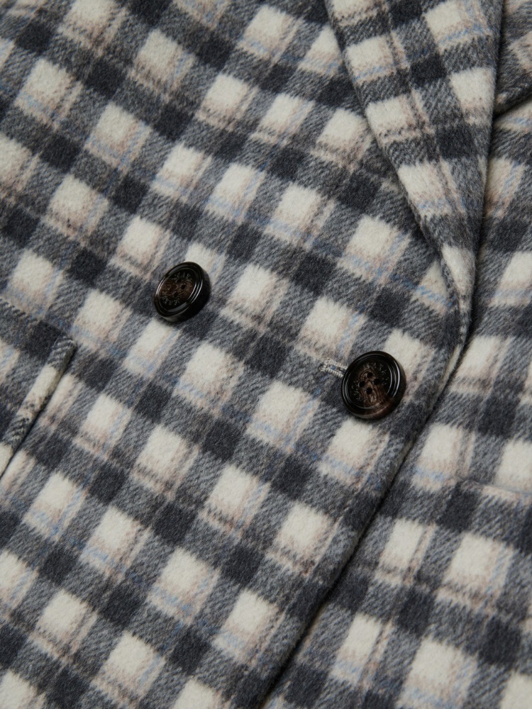 Double-breasted checked coat KID - MAX&Co. - 4