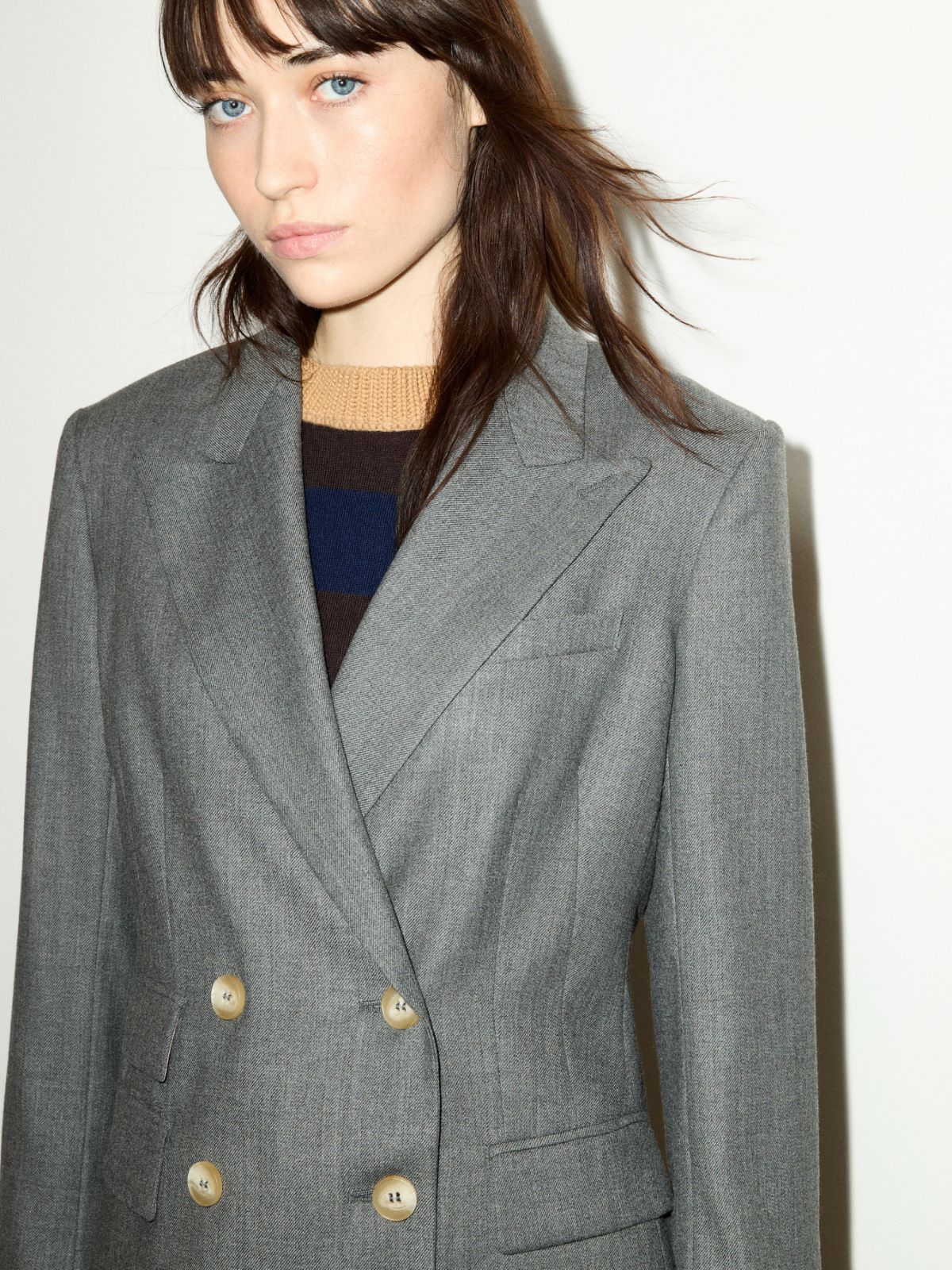 Wool-blend blazer - MELANGE GREY - MAX&Co. - 3