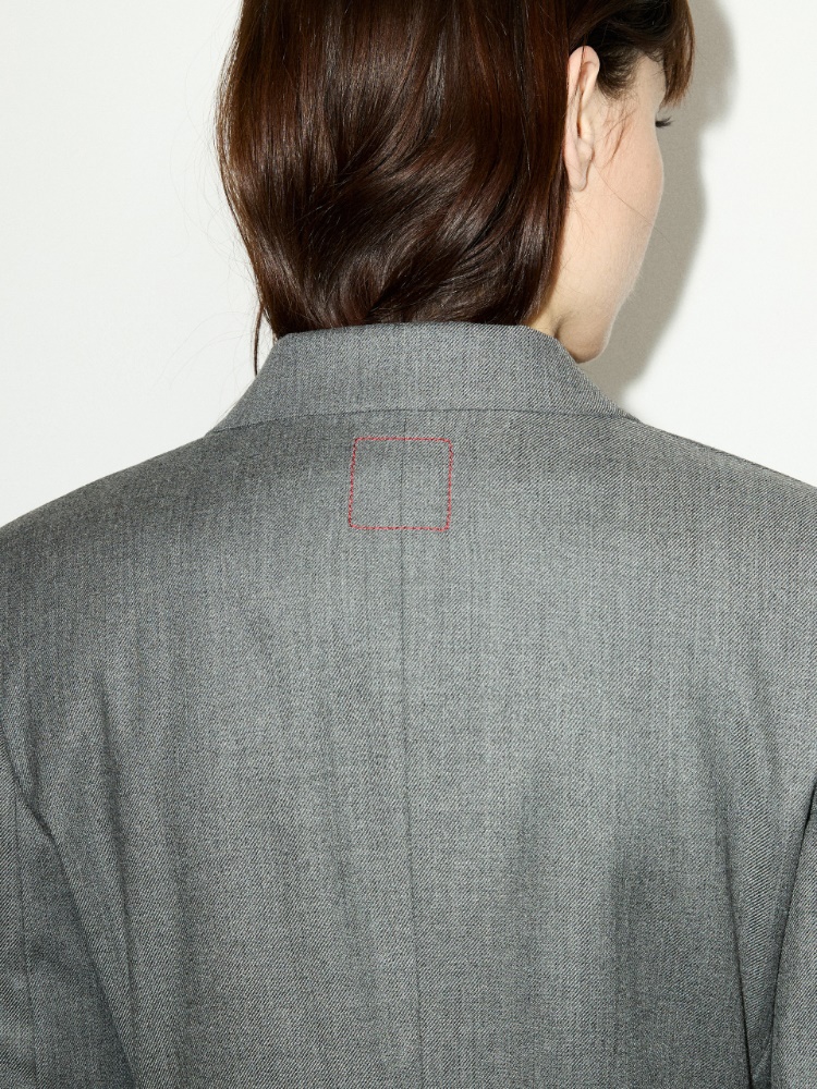 Wool-blend blazer - MELANGE GREY - MAX&Co. - 5