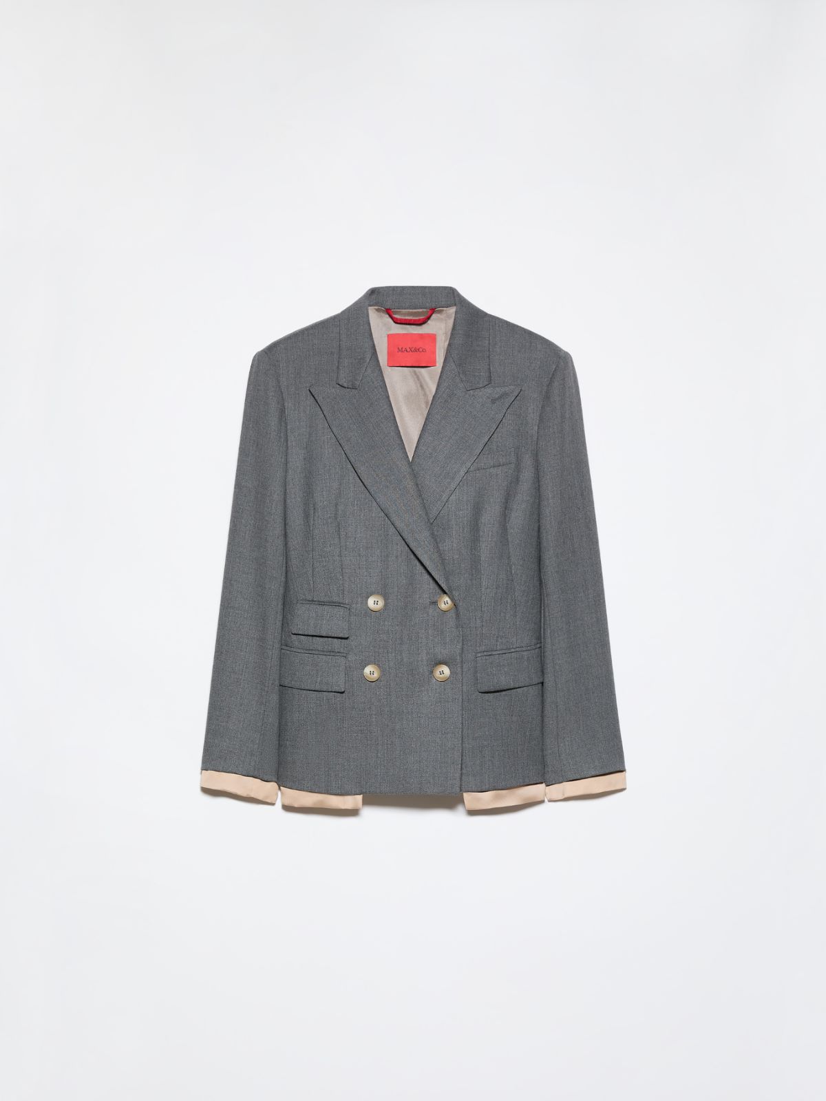 Wool-blend blazer - MELANGE GREY - MAX&Co. - 7