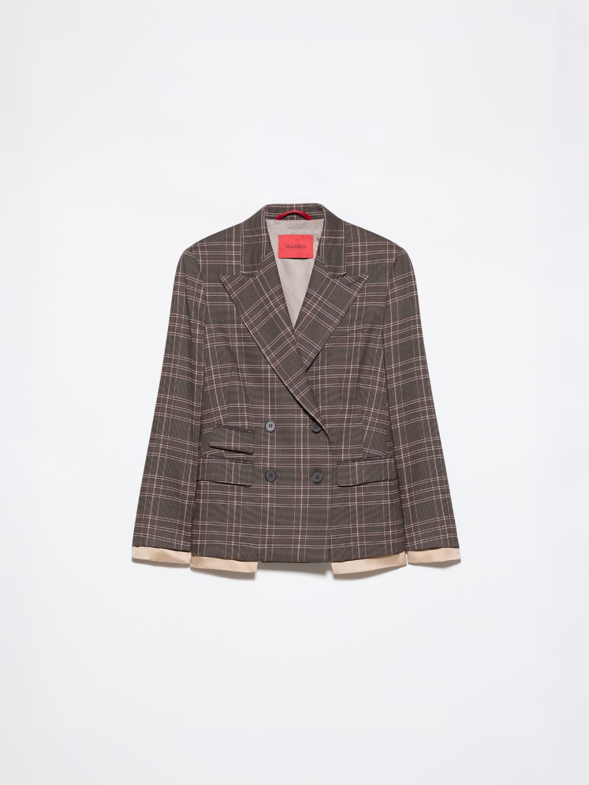Wool-blend blazer - BROWN - MAX&Co. - 7