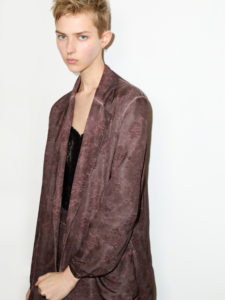 Fluid jacquard blazer - MAX&Co. - 3