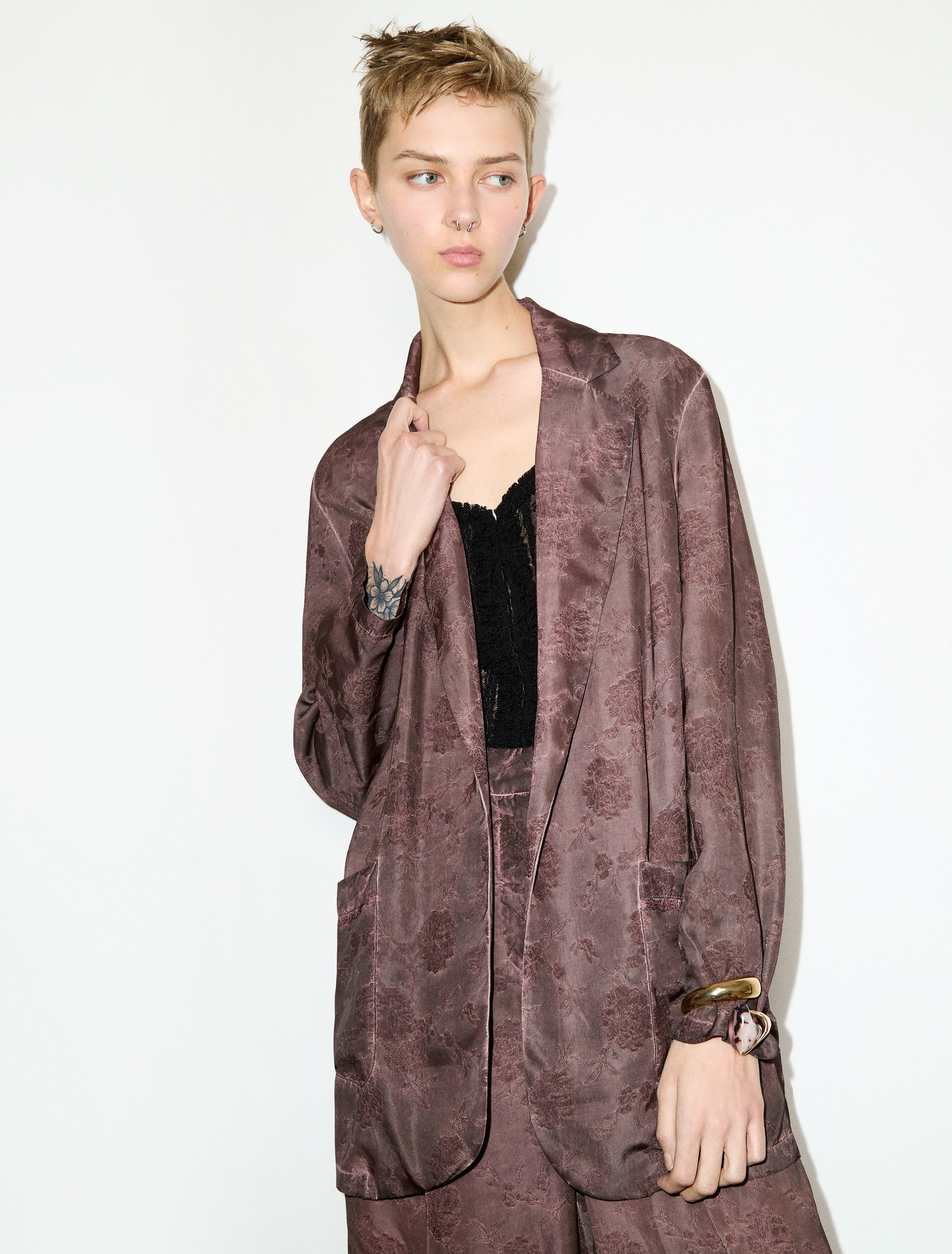Fluid jacquard blazer - MAX&Co.