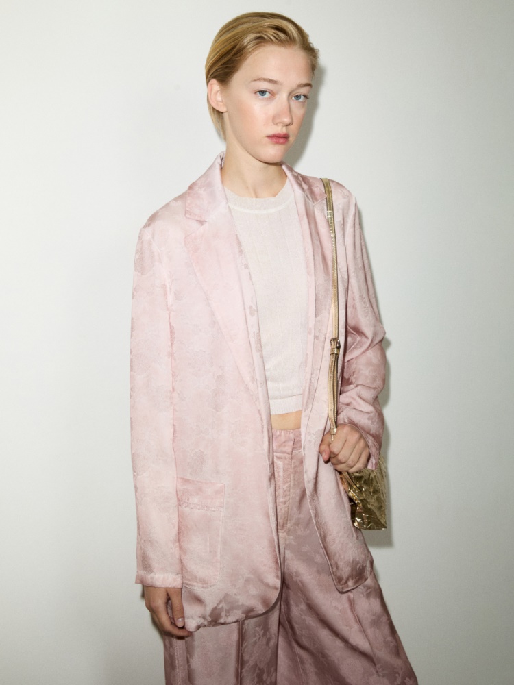 Fluid jacquard blazer - MAX&Co.