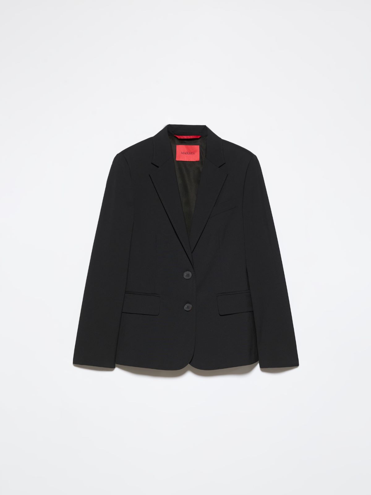Slim-fit single-breasted blazer - BLACK - MAX&Co. - 7