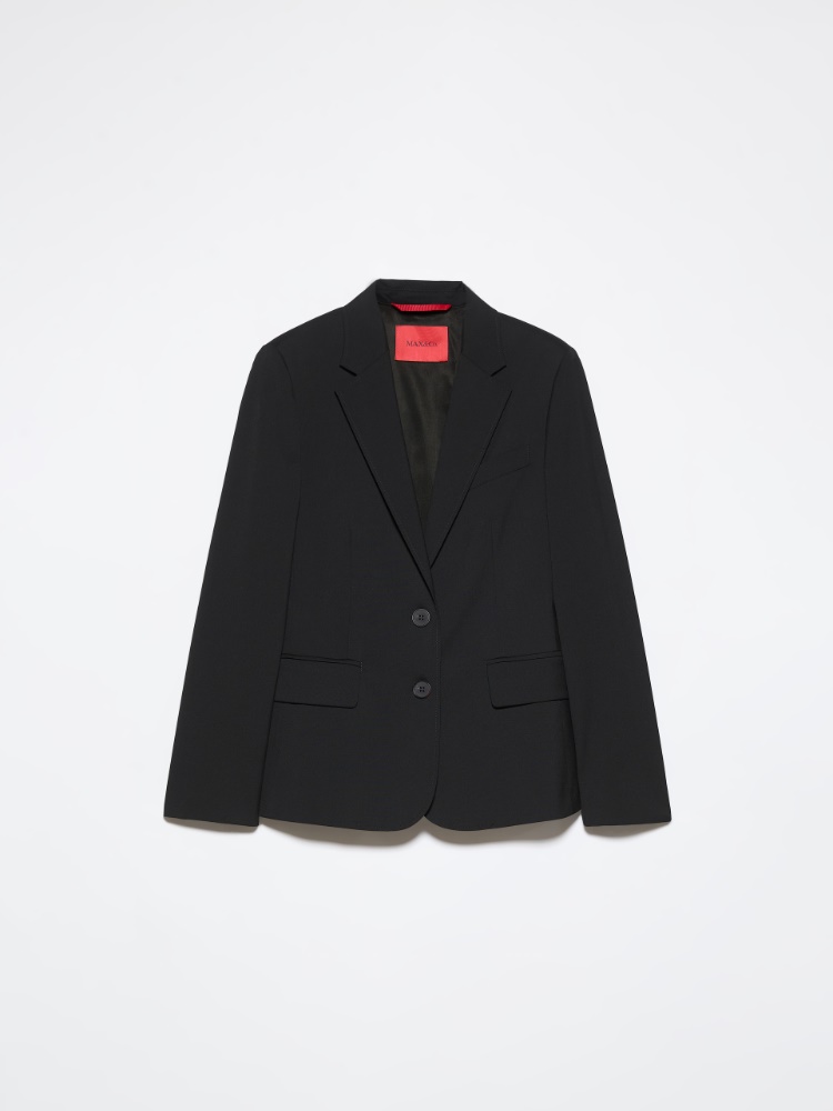 Slim-fit single-breasted blazer - BLACK - MAX&Co. - 7