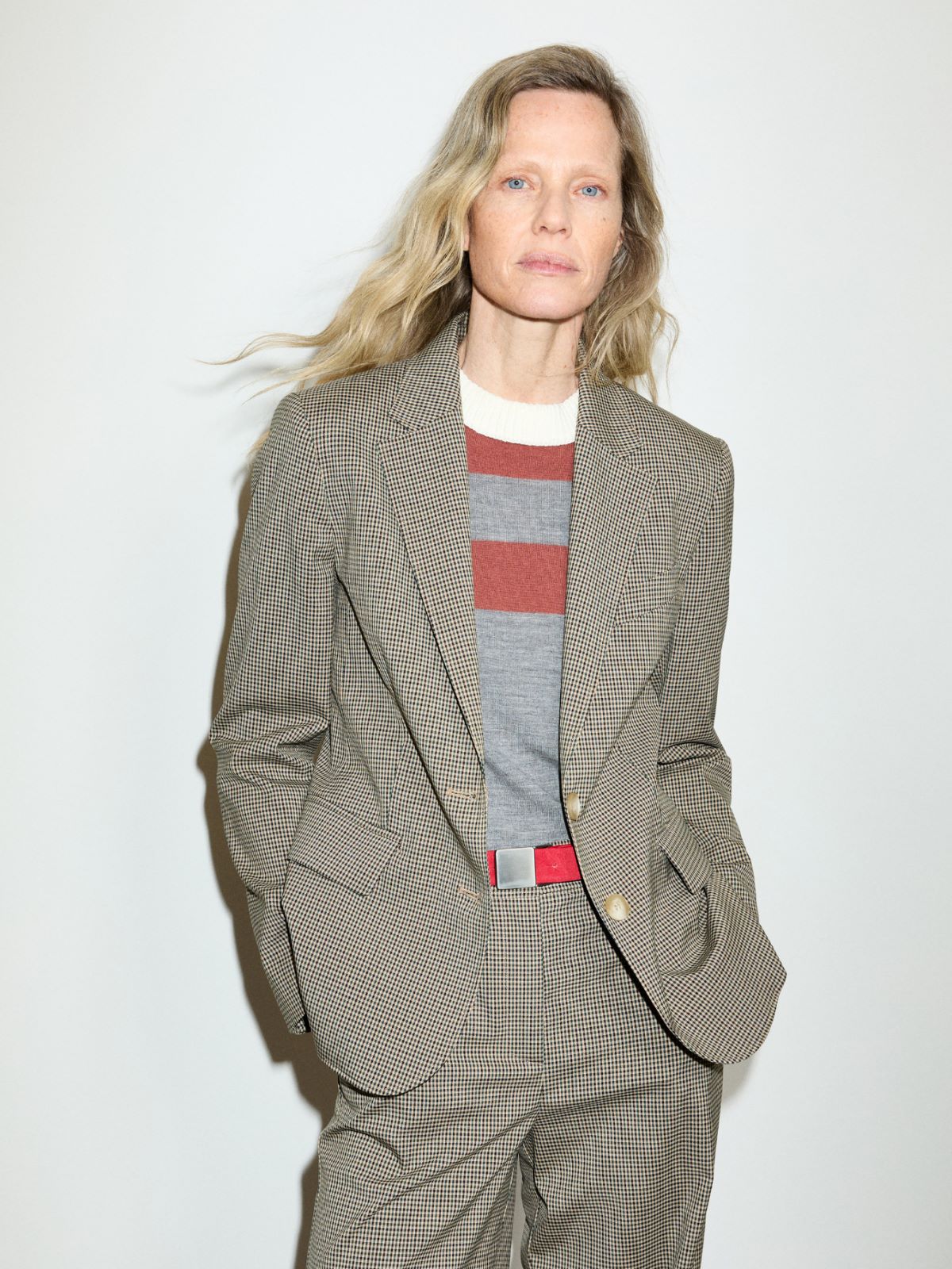 Slim-fit single-breasted blazer - BEIGE - MAX&Co.
